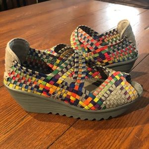 Bernie Mev Wedge Sandals